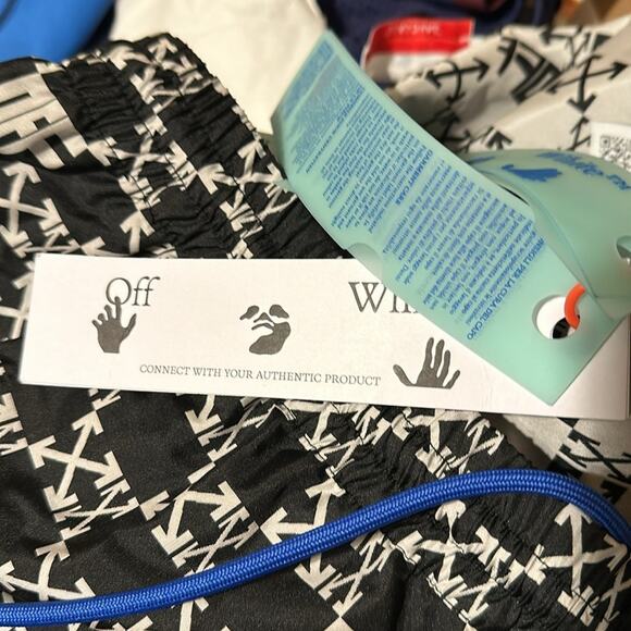 OFF-WHITE monogram nylon pants Black - Picture 11 of 16